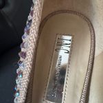 INC International Concepts Rhinestone Nude High Heel Shoes Tan Size 8 Photo 5