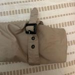 JustFab Neutral brown classic Trench Coat jacket Photo 5
