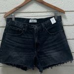 Abercrombie & Fitch Mid Rise Boyfriend Black Shorts size 28 NWT Photo 7