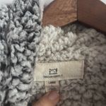 Thread & Supply Gray Brandon Sherpa Zip up Hoodie Jacket White Size L Photo 5