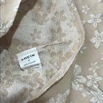 SheIn Floral Lace Embroidered Boho Cottagecore, Coquette A-line Mini Skirt Photo 3