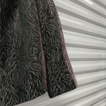 Le Suit 2 Pc Suit Womens 16W Silver Black Jacquard Blazer Skirt Business Photo 3