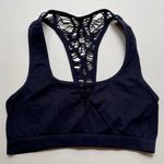 Free People Movement Cutout Bralette Navy Blue Size XS/Small FLAW Photo 0
