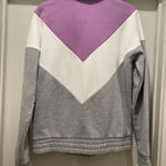 FILA VTG 90s 80s  Retro Colorblock Quarter-Zip Purple Gray White Collared Sweater Photo 13