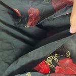 Cupcakes & Cashmere Black Red Floral Halter Dress Small Black Photo 12