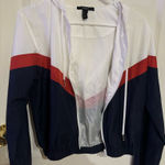 Forever 21 Red and Black Colorblock Jacket Photo 0