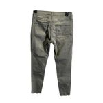 Banana Republic  26P Gray Mid-Rise Skinny Jeans Distressed Hem Photo 4