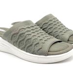 Ryka Nanette Stretch Knit Slide Demi-Wedge Slip-On Sandals Sage Green Size 9.5 Photo 5