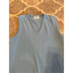 Vintage pinnacle made in USA blue sweater vest size medium Blue Photo 3