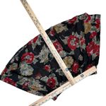 Volcom Vintage Y2K ‎ Two Faced Ruffle Skirt S Made In USA Logo Floral Boho Grunge Photo 4