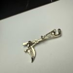 Gerry’s Golfing Golf Putter Ball & Flag Brooch Pin Signed Vintage Gold Photo 6