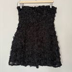 White Fox Boutique White Fox Pretty Women Mini dress floral tulle Black Strapless size M black Photo 2