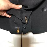 Tory Burch 100% Wool Black Tuxedo Blazer Size 8 Photo 2