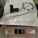 Cable & Gauge White Ring Cutout Stretch Knit Top M | Y2K Minimalist Clean Girl Photo 7