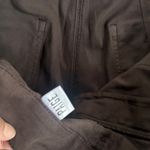 Paige  Chocolate Brown Cropped Jeans Annessa Wide Leg High rise 34 Photo 6