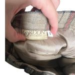 Vintage Tan Wool Plaid Long Skirt 60s 70s Brown Size 8 Photo 1