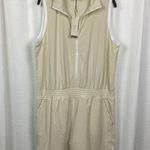 Calia Beige Light Sand Sleeveless Zip Mock Neck Golf Mini Dress Sz.XL NWT Tan Photo 3