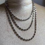 Vintage Les Bernard Inc. long Necklace Silver Photo 6