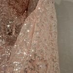 Sherri Hill 55017 Blush Pink Removable Sleeve Gown 0 NWT Photo 3