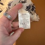 Tory Burch  Ivory Floral Blouse Top 100% Silk Sheer Lace Detail‎ Bohemian Size 8 Photo 5