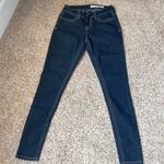 DKNY 26x30 womens skinny jeans dark wash bluish grey LIKE NEW Photo 2