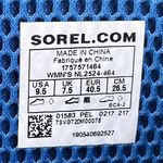 Sorel Joan of Arctic Wedge Rain Boots Waterproof Blue Glossy 9.5 Photo 6