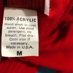 Vintage 80s 90s Red Knit Sweater Dress Size Medium Photo 7