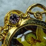 Jesus God Children Religious Tie Tack Jewelry Pin Brooch Gold Tone Filagree Photo 3