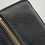 Kate Spade New York Highland Place Bee Wristlet Black Pebbled Leather Gold Zip Photo 7