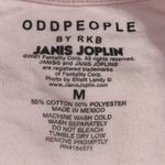 Recycled Karma ODDPEOPLE by RKB med Janis Joplin 1969 tour cropped pink grey graphic Sweatshirt Photo 5