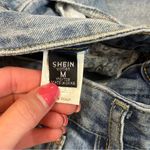 SheIn distressed straight leg jeans size Medium Photo 5