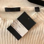 ATM Womens Pullover Sweater Ribbed Knit Long Sleeve Mock Neck Stetch White S Photo 4