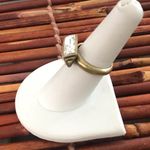 Silpada  KR Collection Brass & Crystal Ring Size 7 Photo 5