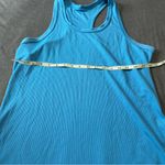 Nike  Women's Vibrant Blue Tank Top 2X Athletic Workout Ribbed Photo 2