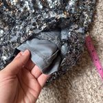 Adrianna Papell  One-Shoulder Sequin Dress in Silver Photo 5