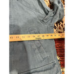 Lauren Ralph Lauren Dusty Blue Linen Lagenlook Minimalist Quiet Luxury Jacket Size M Photo 8