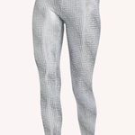 Peloton  Show Up Silver Foil Metallic Printed Athletic Leggings Woman’s Size XL Photo 0