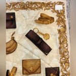 MCM  Scarf/Handkerchief 18” x 18” $225 Retail EUC Photo 3