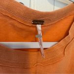 Free People NWT  Sz S CARISSA TEE DRESS MAXI TEE SHIRT DRESS IN 🍑 PEACH Photo 1