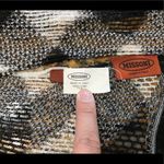 Missoni  Knitted Scalloped Scarf Blk & White Photo 3