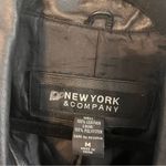 New‎ York & Company Black Leather Jacket Size Medium Photo 7