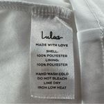 Lulus Letter of Love‎ Backless Skater Dress in White Size Medium Photo 5