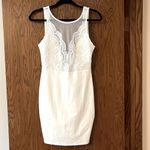 White lace front dress Photo 1