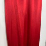ZAC Zac Posen Noel Strappy Ruffled Gown Maxi Womens Crimson Red Size 6 Photo 10