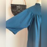 Vintage Georgee Originals Teal Maxi Dress, Size 16 Blue Photo 2