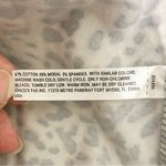 Soma Grey Off White Animal Print Scoop Neck Long Sleeve Sleep Lounge Dress XXL Photo 6