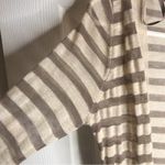 Anthropologie Maxi Duster Cardigan Grey/Cream Stripe SZ XS Photo 7