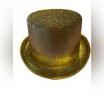 New Gold Glitter Top Hat NYE Party Costume Accessory Ringmaster Photo 4