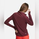 Bandier All Access Unison 1/4 Zip Up Long Sleeve Pullover in Port Royale Red Size M Photo 4