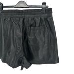 n:philanthropy  Maura Black Faux Leather Drawstring Shorts size XL NWT Photo 6
